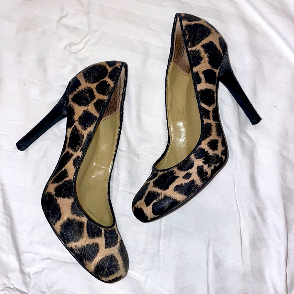 Giraffe Print Heels